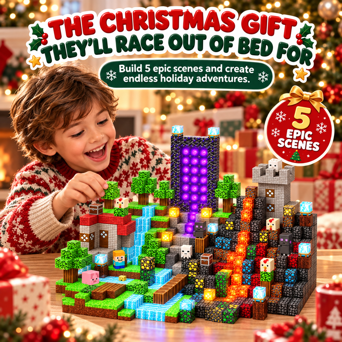 Suvora 200PC Magnetic Building Cubes