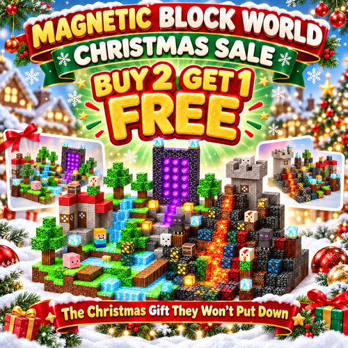 Suvora 200PC Magnetic Building Cubes